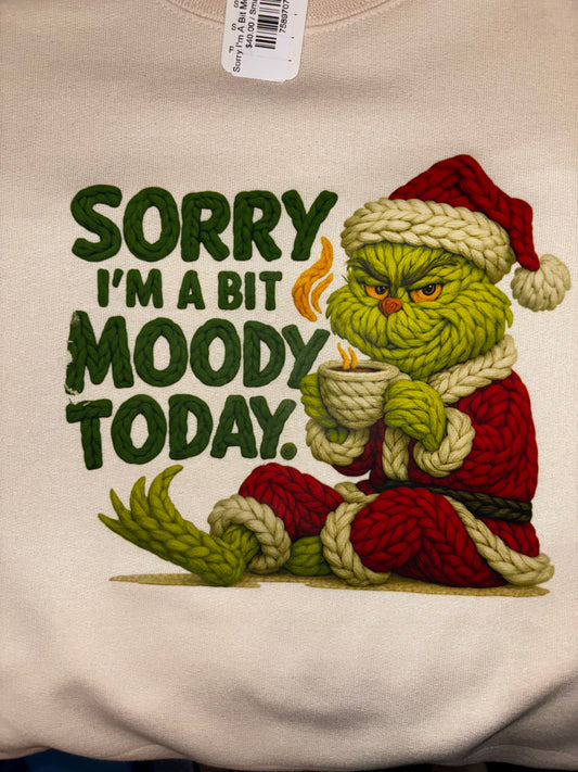 Sorry I'm A Bit Moody Pullover
