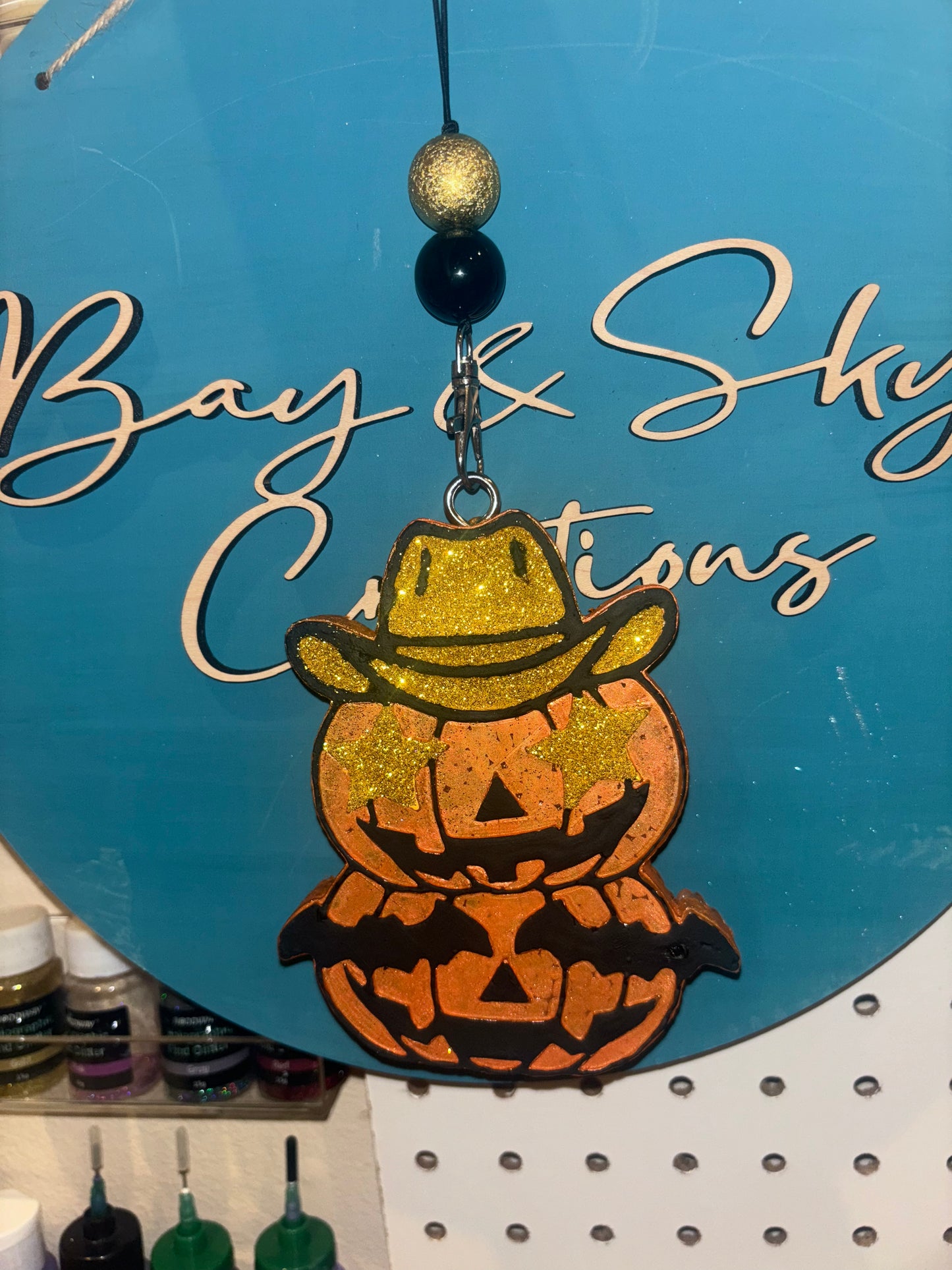 Spooky Country Pumpkin Freshie