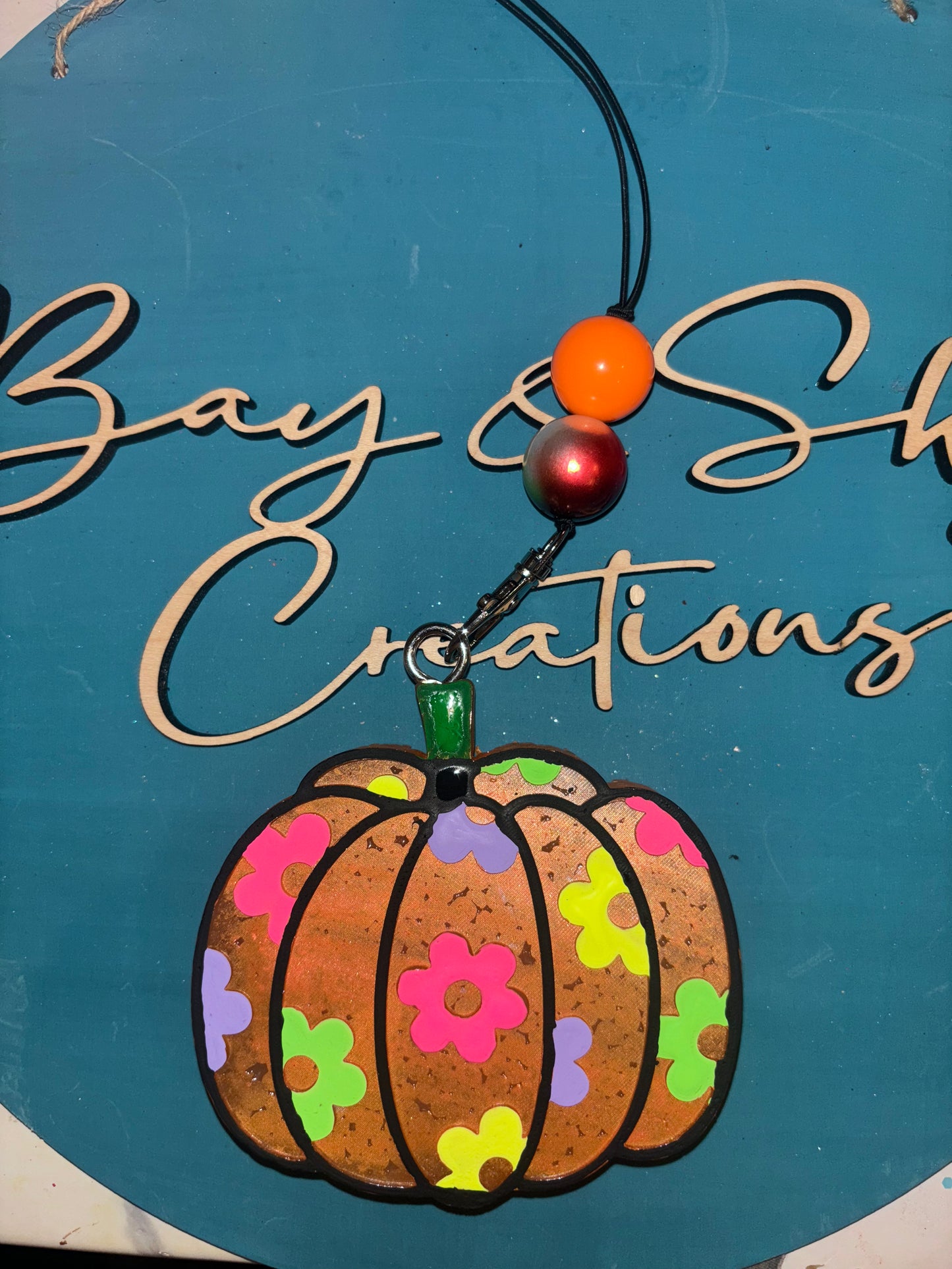 Floral Pumpkin freshie