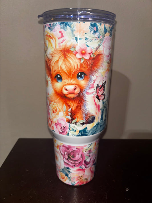 Highland Cow Tumbler