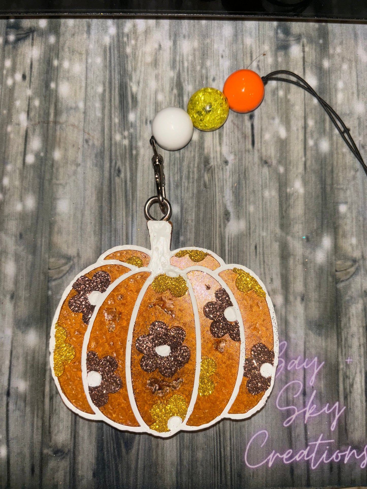 Floral Pumpkin freshie