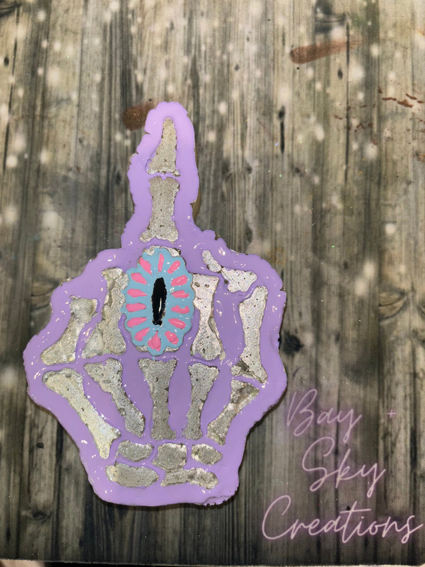 Skelly Middle Finger Freshie