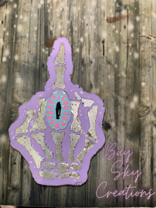 Skelly Middle Finger Freshie