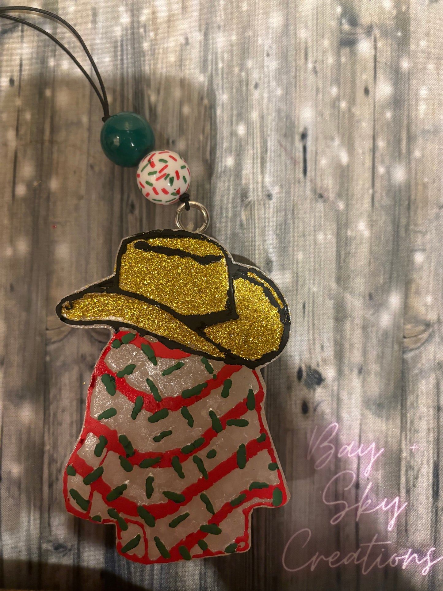 Christmas Tree Cake Freshie