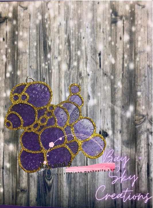 Mardi Gras Dog Freshie