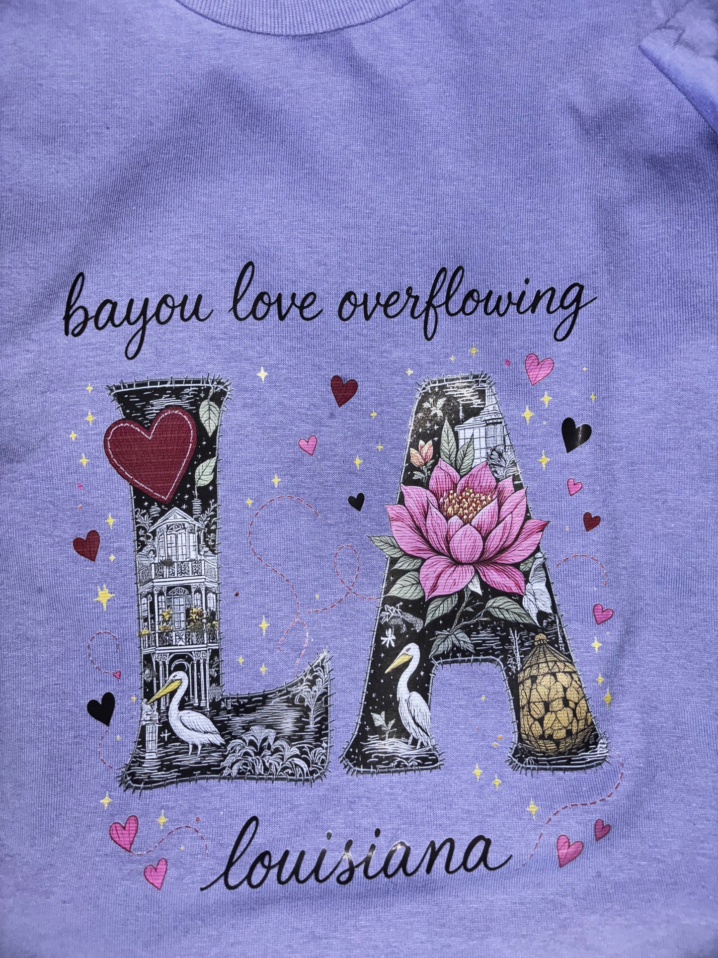 Bayou Love Overflowing T-Shirts
