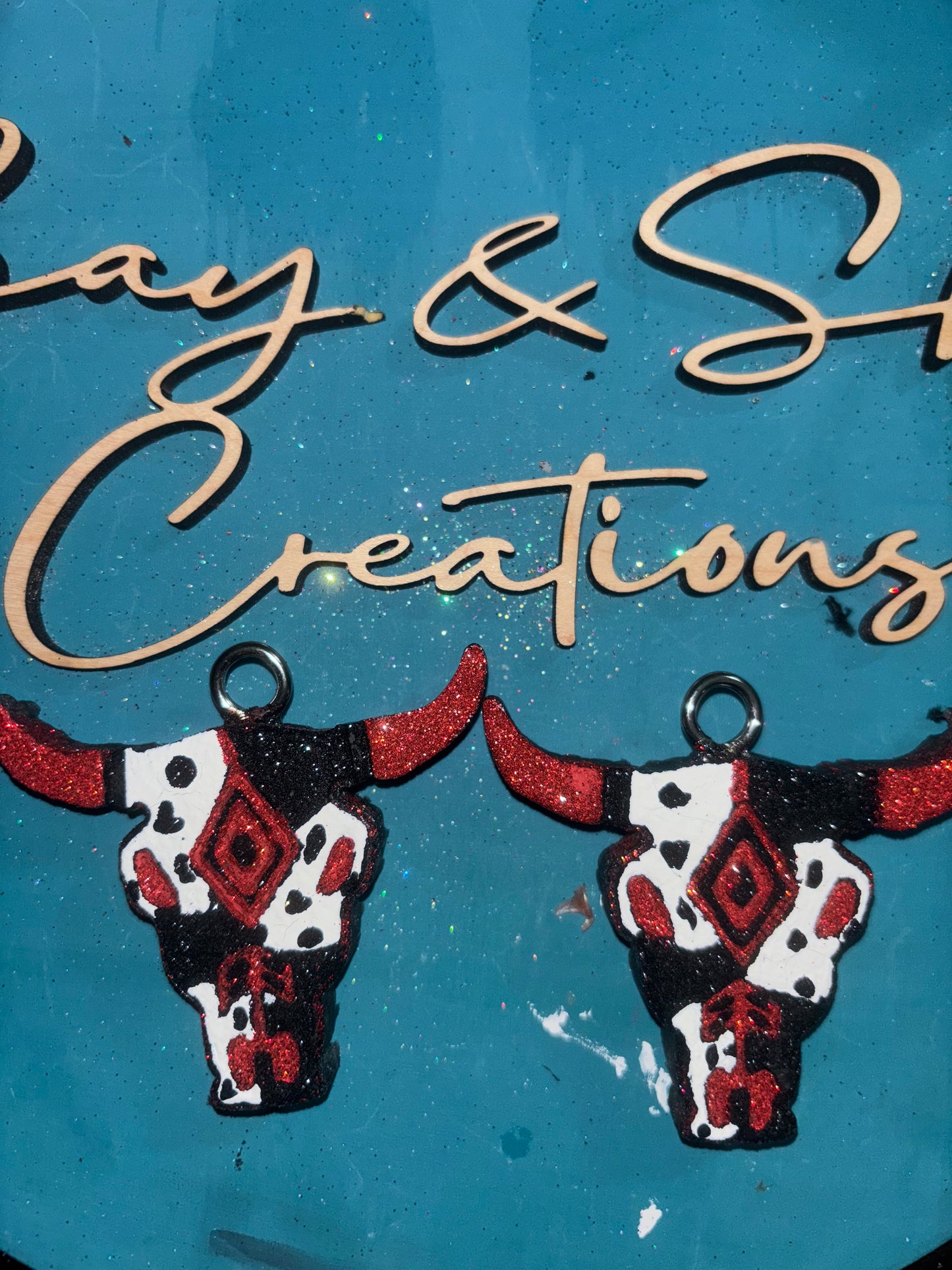 Aztec Bull Cow Print Vent Clips Freshie