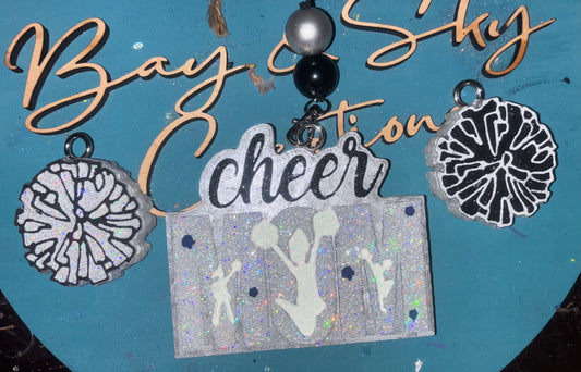 Cheer Mom Freshie & Vent Clips Set