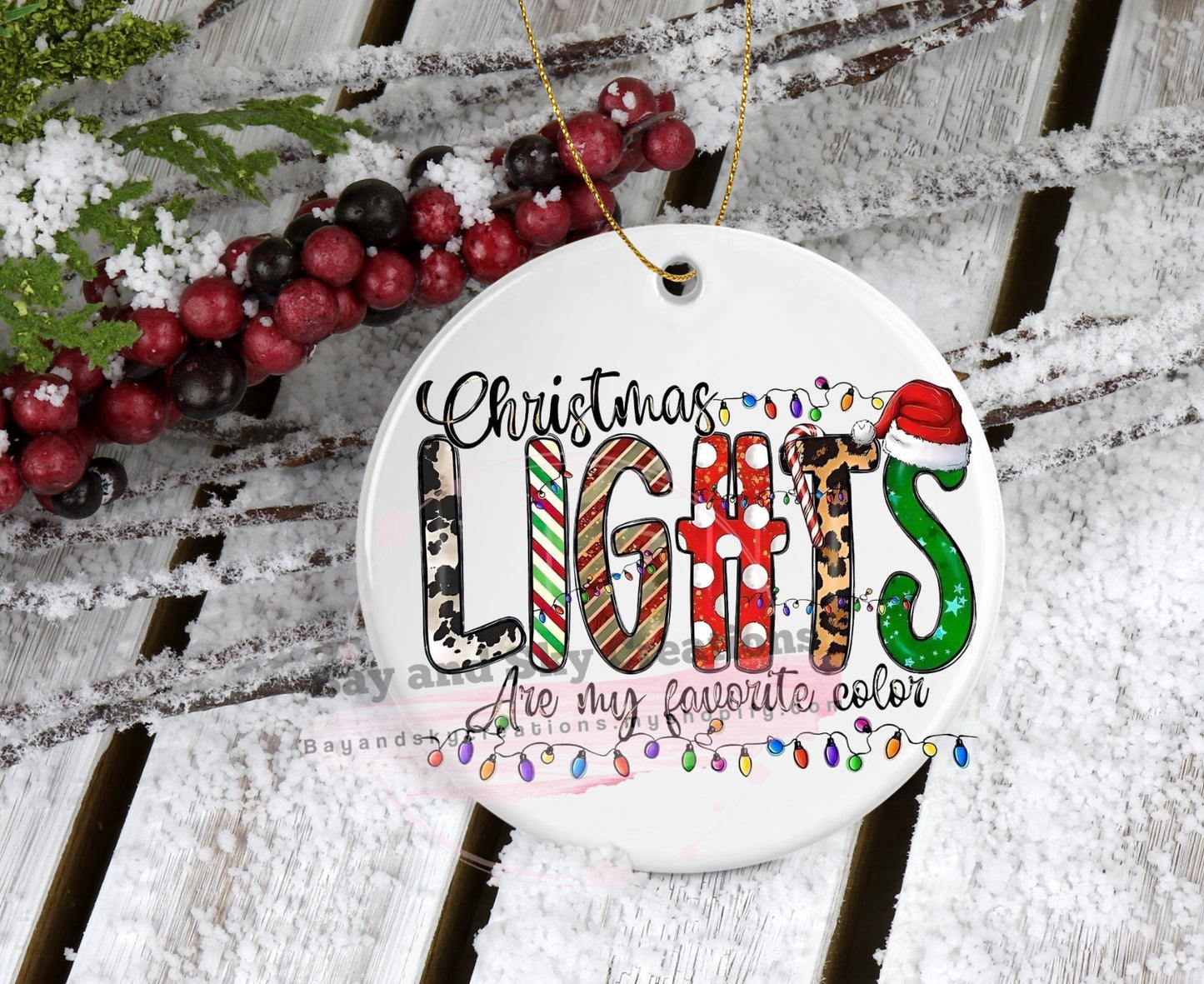 Christmas lights Ornament