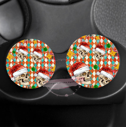 Skulls car coaster