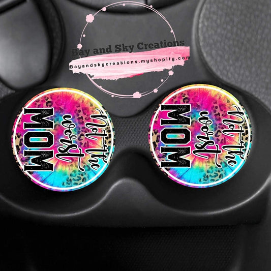 Not The Worst Mom Car Coasters