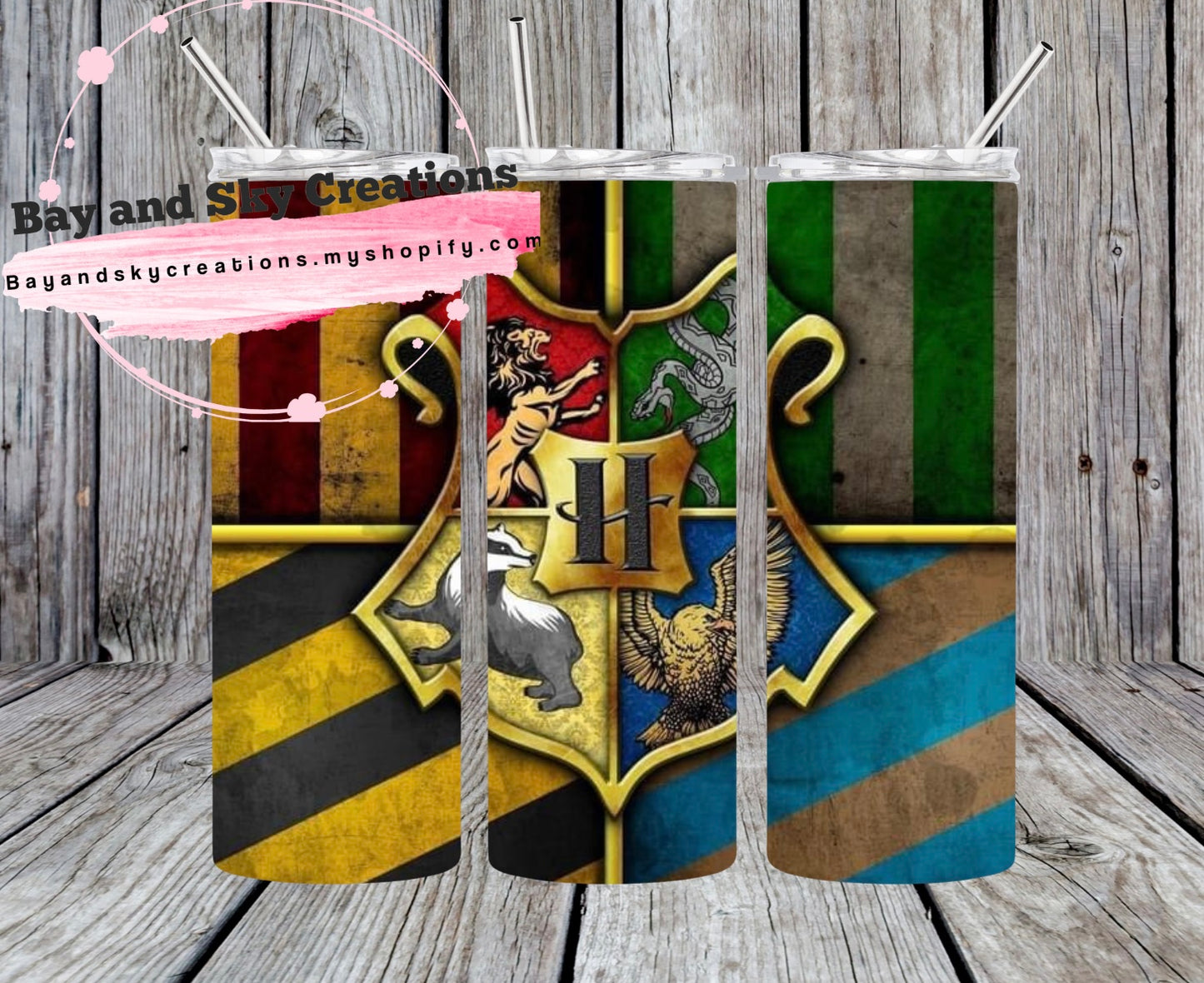 Hogwarts shield tumbler